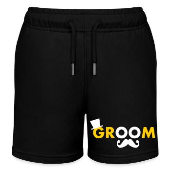 Groom - Short de jogging enfant bio Stanley/Stella - noir - Devant