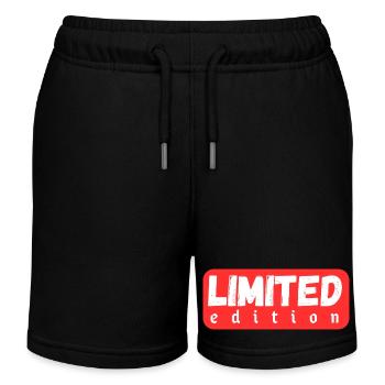Édition limitée - Short de jogging enfant bio Stanley/Stella - noir - Devant