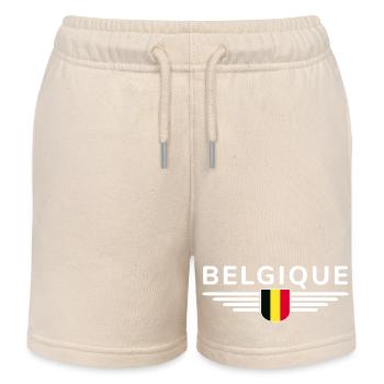 I Love Belgium Tenue T-Shirt Design - Short de jogging enfant bio Stanley/Stella - écru doux - Devant