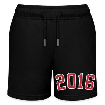 Sport Geburtsjahr 2016 - Kinder Organic Joggingshorts Mini Bolter von Stanley/Stella - Schwarz - Vorne
