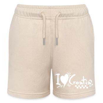 kroatien hrvatska kroatien hrv hr hr adria tourismus meer - Kinder Organic Joggingshorts Mini Bolter von Stanley/Stella - Natur - Vorne