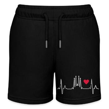 Barcelona - Kinder Organic Joggingshorts Mini Bolter von Stanley/Stella - Schwarz - Vorne