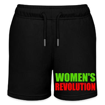 Womens revolution - Short de jogging enfant bio Stanley/Stella - noir - Devant
