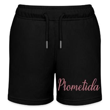Prometida Fiancée Fiancée Mariage Mariée à être - Short de jogging enfant bio Stanley/Stella - noir - Devant