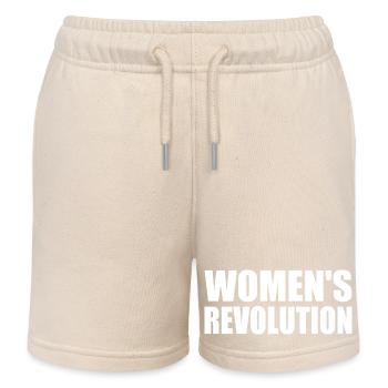 Womens revolution - Short de jogging enfant bio Stanley/Stella - écru doux - Devant