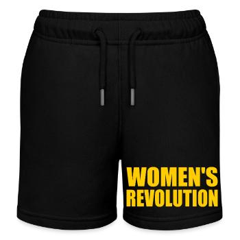 Womens revolution - Short de jogging enfant bio Stanley/Stella - noir - Devant