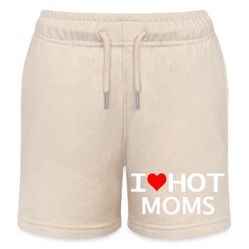 I love hot moms - Kinder Organic Joggingshorts Mini Bolter von Stanley/Stella - Natur - Vorne