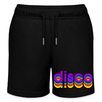 80er disco - Kinder Organic Joggingshorts Mini Bolter von Stanley/Stella - Schwarz - Vorne