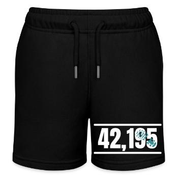 Marathon Running Jogging - Kids Organic Sweat Shorts by Stanley/Stella - black - Front