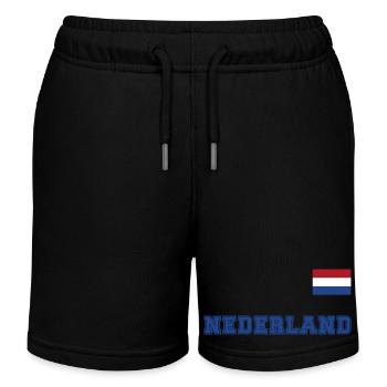 Look maillot des Pays-Bas - Pays-Bas - NEDERLAND - Short de jogging enfant bio Stanley/Stella - noir - Devant