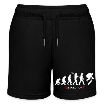 Revolution - Evolution Man Fun Twist 05 - Kinder Organic Joggingshorts Mini Bolter von Stanley/Stella - Schwarz - Vorne