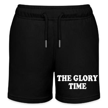 The glory time - Kids Organic Sweat Shorts by Stanley/Stella - black - Front