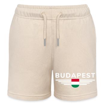 Budapest T-Shirt für Ungarn-Fans - Kinder Organic Joggingshorts Mini Bolter von Stanley/Stella - Natur - Vorne