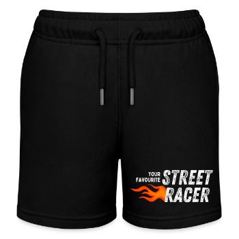 Votre coureur de rue préféré - Short de jogging enfant bio Stanley/Stella - noir - Devant