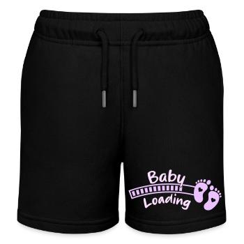 Chargement de bébé - Short de jogging enfant bio Stanley/Stella - noir - Devant
