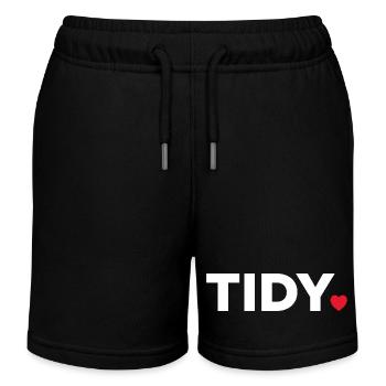 Ordentlich - Kinder Organic Joggingshorts Mini Bolter von Stanley/Stella - Schwarz - Vorne