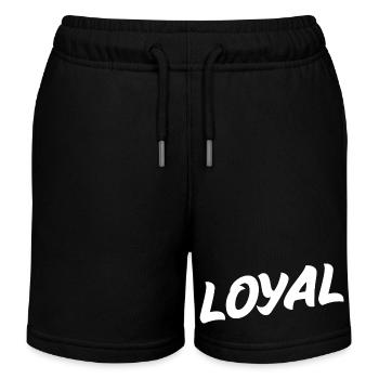 Loyauté loyale - Short de jogging enfant bio Stanley/Stella - noir - Devant