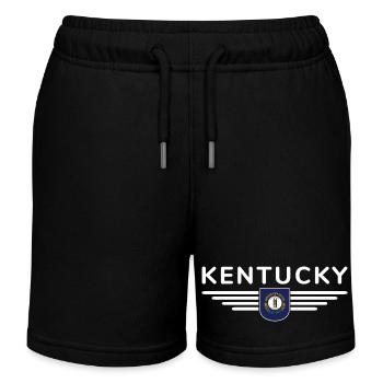 Kentucky Fan T-Shirt – Stolz zeigen! - Kinder Organic Joggingshorts Mini Bolter von Stanley/Stella - Schwarz - Vorne