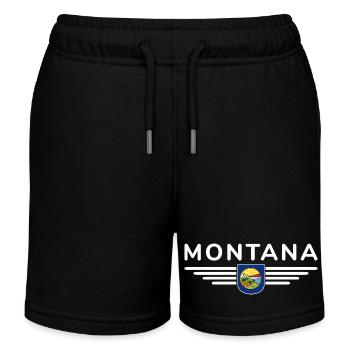 Montana Fan T-Shirt – Parfait pour les fans ! - Short de jogging enfant bio Stanley/Stella - noir - Devant