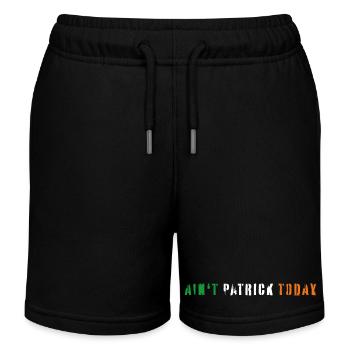 Ce n’est pas Pattrick aujourd’hui le jour de la Saint-Patrick - Short de jogging enfant bio Stanley/Stella - noir - Devant