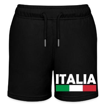 Italie - Short de jogging enfant bio Stanley/Stella - noir - Devant