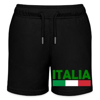 Italie - Short de jogging enfant bio Stanley/Stella - noir - Devant