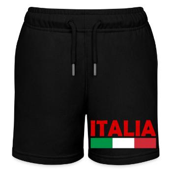 Italie - Short de jogging enfant bio Stanley/Stella - noir - Devant