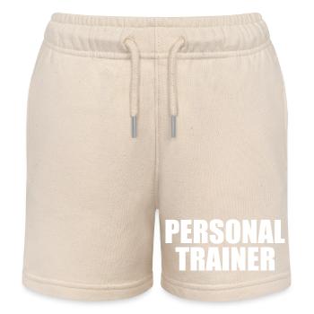 Personal trainer - Kids Organic Sweat Shorts by Stanley/Stella - soft Ecru - Front