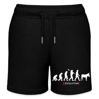Revolution - Evolution Man Fun Twist 17 - Kinder Organic Joggingshorts Mini Bolter von Stanley/Stella - Schwarz - Vorne