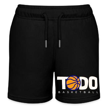 pour faire du Basketball - Short de jogging enfant bio Stanley/Stella - noir - Devant