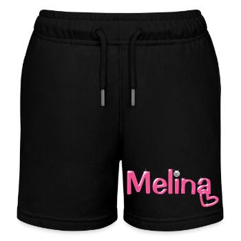 Melina Name Balloon Police - Short de jogging enfant bio Stanley/Stella - noir - Devant