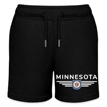 Minnesota Fan T-Shirt – Parfait pour les fans ! - Short de jogging enfant bio Stanley/Stella - noir - Devant