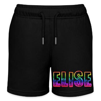 elise rs arc-en-ciel - Short de jogging enfant bio Stanley/Stella - noir - Devant