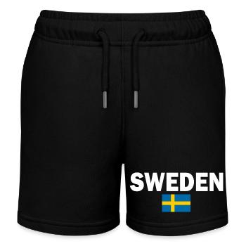 Suède - Short de jogging enfant bio Stanley/Stella - noir - Devant