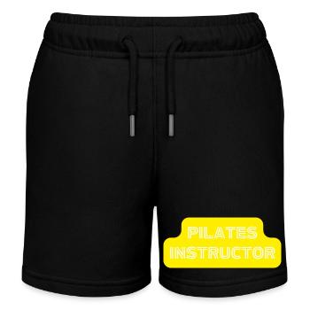 Instructeur de Pilates Professeur - Short de jogging enfant bio Stanley/Stella - noir - Devant