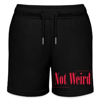 Not Weird - Kids Organic Sweat Shorts by Stanley/Stella - black - Front