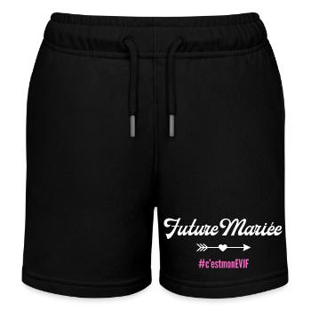 Bride-to-be - passendes T-Shirt - Kinder Organic Joggingshorts Mini Bolter von Stanley/Stella - Schwarz - Vorne