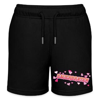 Sauerbraten a design for the roast fan - Kids Organic Sweat Shorts by Stanley/Stella - black - Front