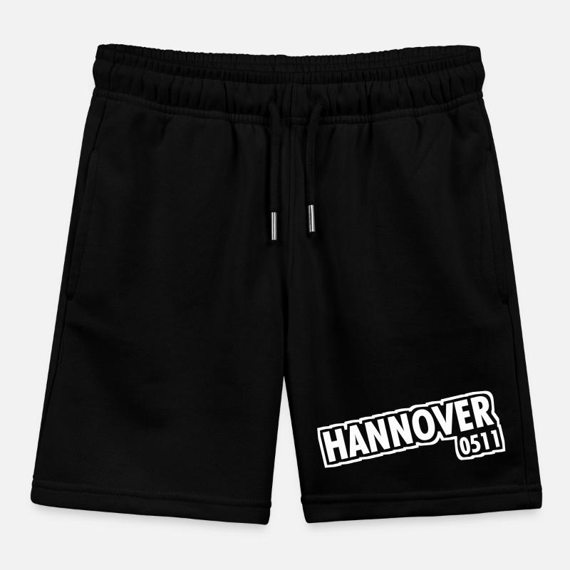 Hanover - 0511 - Area Code - Lower Saxony Kids Organic Sweat Shorts by Stanley/Stella