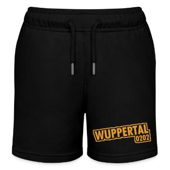 Wuppertal 0202 Vorwahl - Kinder Organic Joggingshorts Mini Bolter von Stanley/Stella - Schwarz - Vorne