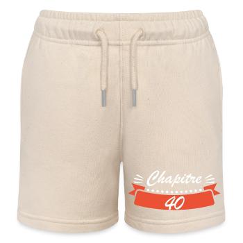 40 Jahre Jubiläum Kapitel 40 - Kinder Organic Joggingshorts Mini Bolter von Stanley/Stella - Natur - Vorne