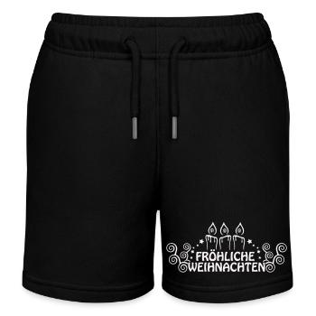 Joyeux noël - Short de jogging enfant bio Stanley/Stella - noir - Devant