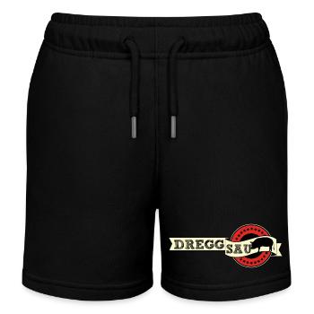Dreggsau typisch schwäbisch schwäbisch schempfa - Kinder Organic Joggingshorts Mini Bolter von Stanley/Stella - Schwarz - Vorne