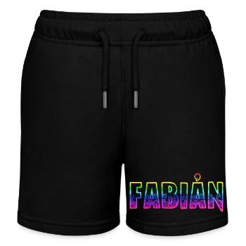 fabian rs regenbogen - Kinder Organic Joggingshorts Mini Bolter von Stanley/Stella - Schwarz - Vorne