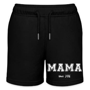 Mom 2006 - Kids Organic Sweat Shorts by Stanley/Stella - black - Front