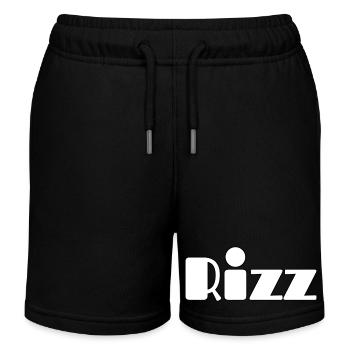 Modernes Rizz Design - Kinder Organic Joggingshorts Mini Bolter von Stanley/Stella - Schwarz - Vorne