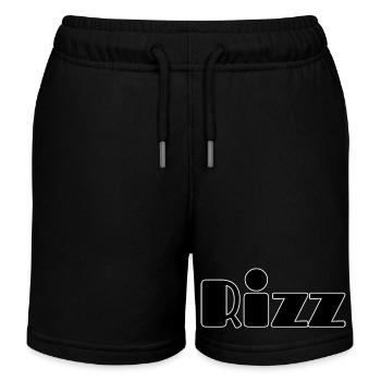 Fantastique design noir Rizz - Short de jogging enfant bio Stanley/Stella - noir - Devant