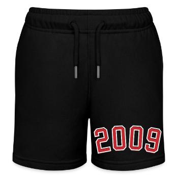 Sport Geburtsjahr 2009 - Kinder Organic Joggingshorts Mini Bolter von Stanley/Stella - Schwarz - Vorne