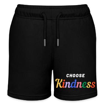 Choose Kindness-Pride - Kinder Organic Joggingshorts Mini Bolter von Stanley/Stella - Schwarz - Vorne