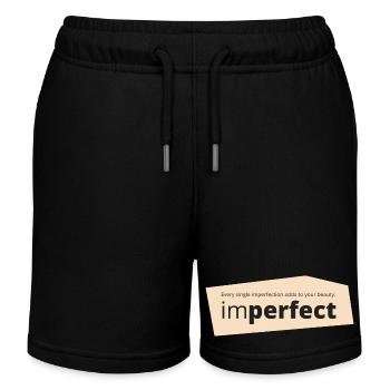 Unvollkommen - Kinder Organic Joggingshorts Mini Bolter von Stanley/Stella - Schwarz - Vorne